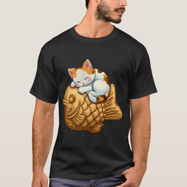 Taiyaki Neko T Shirt (Framsida)