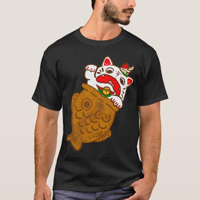 Taiyaki Neko T Shirt (Framsida)