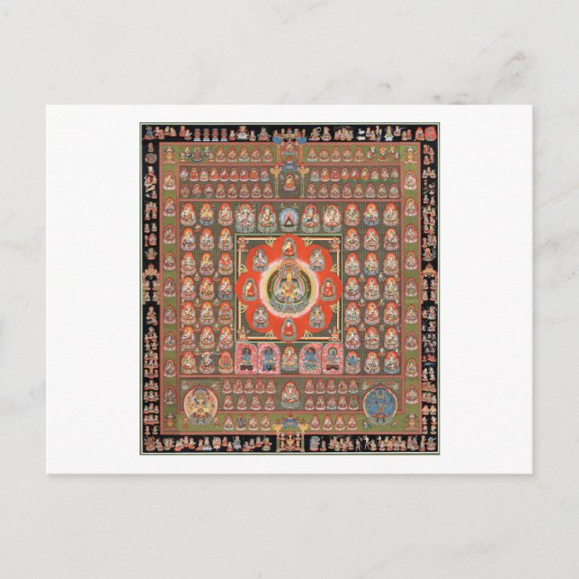 Taizokai Mandala Vykort (Framsida)