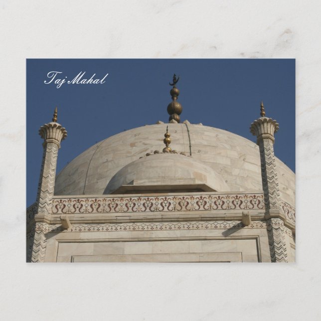 taj dome vykort (Framsida)