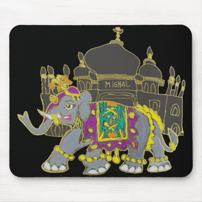 Taj elefant musmatta (Framsidan)