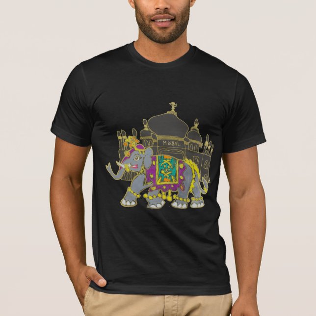Taj elefant t shirt (Framsida)
