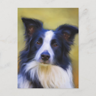 Taj - Gräns Collie Art Vykort