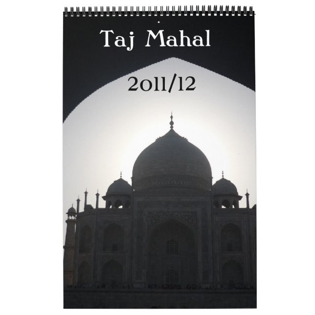 taj mahal 18 månaders ensidig kalender (Omslag)