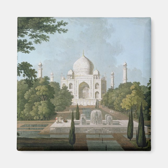 Taj Mahal, Agra, från Garden Magnet (Framsidan)