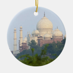 Taj Mahal, Agra, Indien Julgransprydnad Keramik