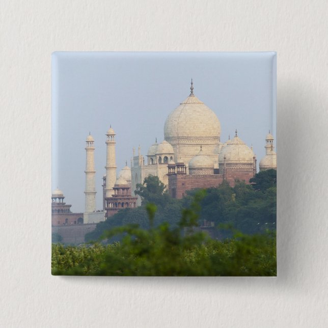 Taj Mahal, Agra, Indien Knapp (Framsida)