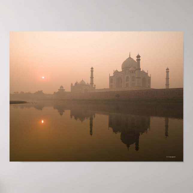 Taj Mahal, Agra, Indien Poster (Framsidan)