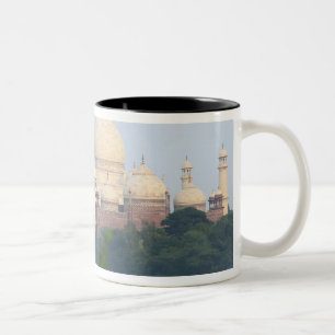 Taj Mahal, Agra, Indien Två-Tonad Mugg