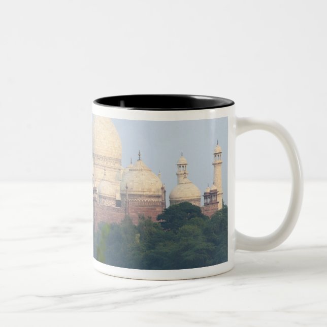 Taj Mahal, Agra, Indien Två-Tonad Mugg (Höger)