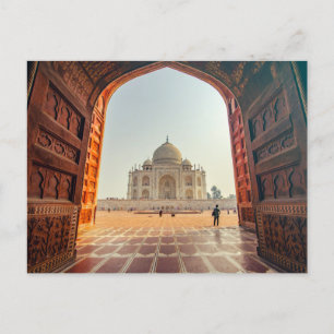 Taj Mahal, Agra, Indien Vykort