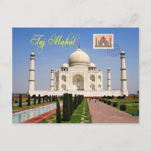 Taj Mahal, Agra, Indien Vykort