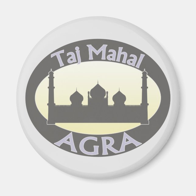 Taj Mahal Agra Magnet (Framsidan)