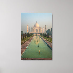 Taj Mahal, Agra, Uttar Pradesh, Indien Canvastryck