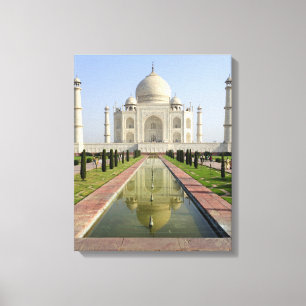 Taj Mahal, Agra, Uttar Pradesh, Indien, Canvastryck