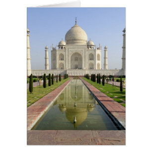 Taj Mahal, Agra, Uttar Pradesh, Indien, Hälsningskort