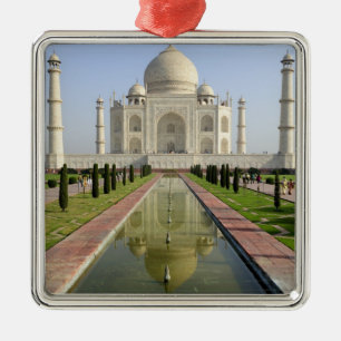 Taj Mahal, Agra, Uttar Pradesh, Indien, Julgransprydnad Metall
