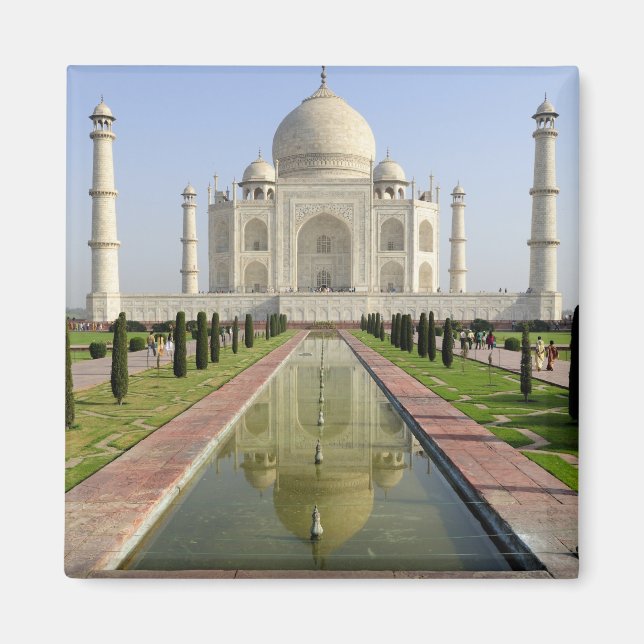 Taj Mahal, Agra, Uttar Pradesh, Indien Magnet (Framsidan)