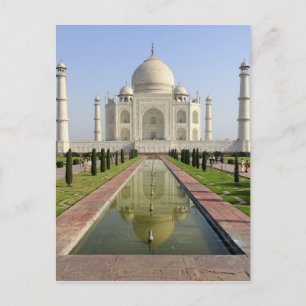 Taj Mahal, Agra, Uttar Pradesh, Indien, Vykort