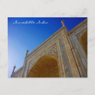 taj mahal ansikte vykort