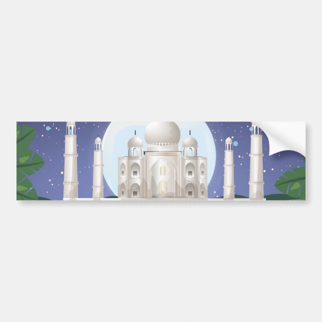 taj mahal bildekal (Framsidan)