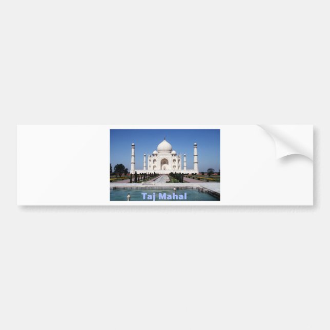 Taj Mahal Bildekal (Framsidan)
