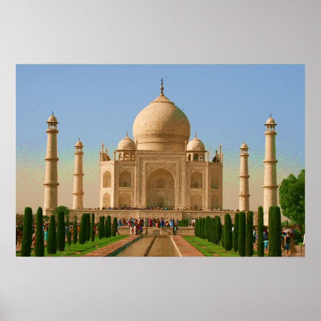 taj mahal bright poster (Framsidan)