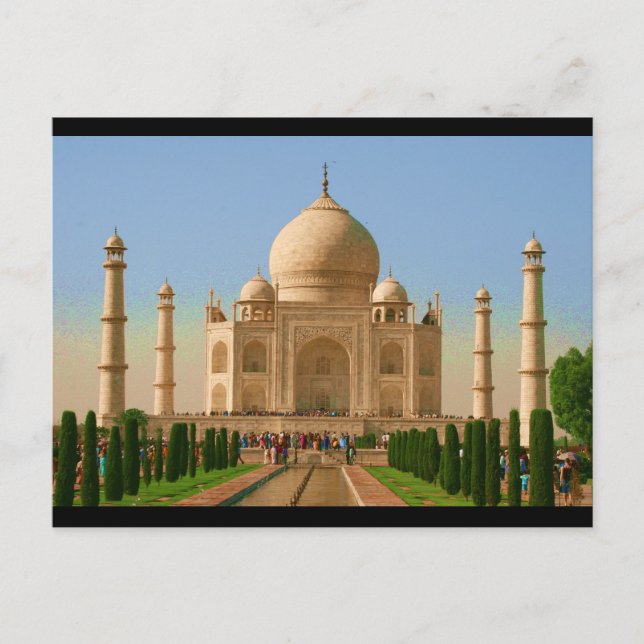 taj mahal bright vista vykort (Framsida)