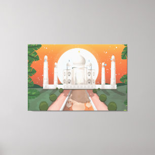 Taj Mahal Canvastryck