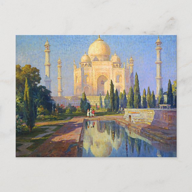 Taj Mahal Colin Campbell Cooper Vykort (Framsida)