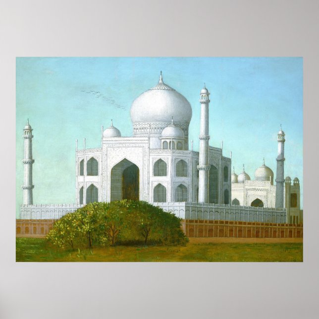 Taj Mahal, Erastus Salisbury Fält Fine Art Poster (Framsidan)