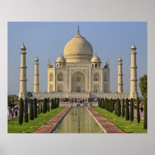 Taj Mahal, ett mausoleum beläget i Agra, Indien, 2 Poster