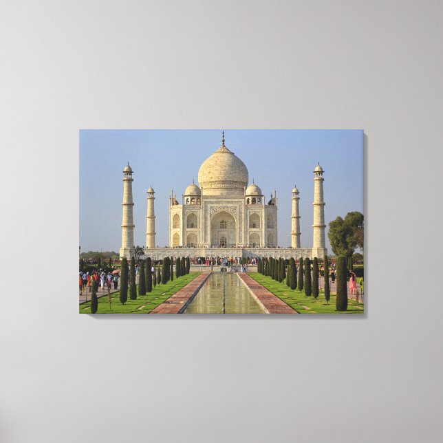 Taj Mahal, ett mausoleum i Agra, Indien, 2 Canvastryck (Framsida)