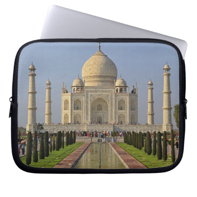 Taj Mahal, ett mausoleum i Agra, Indien, 2 Laptop Sleeve (Framsidan)