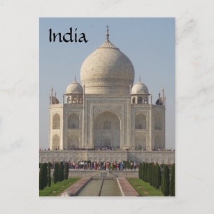 taj mahal front vykort