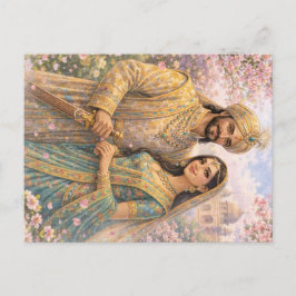 Taj Mahal Frühlingszauber Vykort