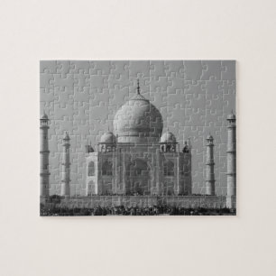 taj mahal grått pussel