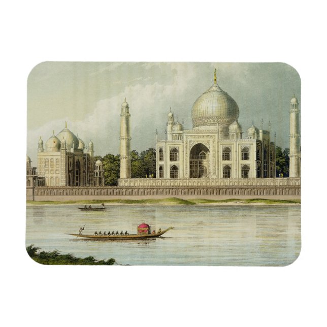 Taj Mahal, Grav vid kejsaren Shah Jehan och Magnet (Horisontell)