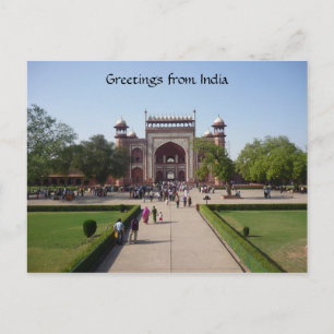 taj mahal grind vykort