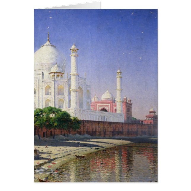 Taj Mahal Hälsningskort (Framsidan)