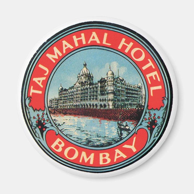 Taj Mahal Hotel Bombay Magnet (Framsidan)