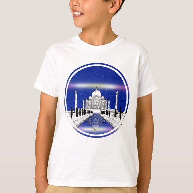 Taj Mahal illustration T Shirt (Framsida)