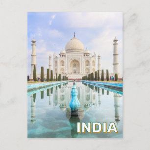 Taj Mahal in Agra, Indien Vykort