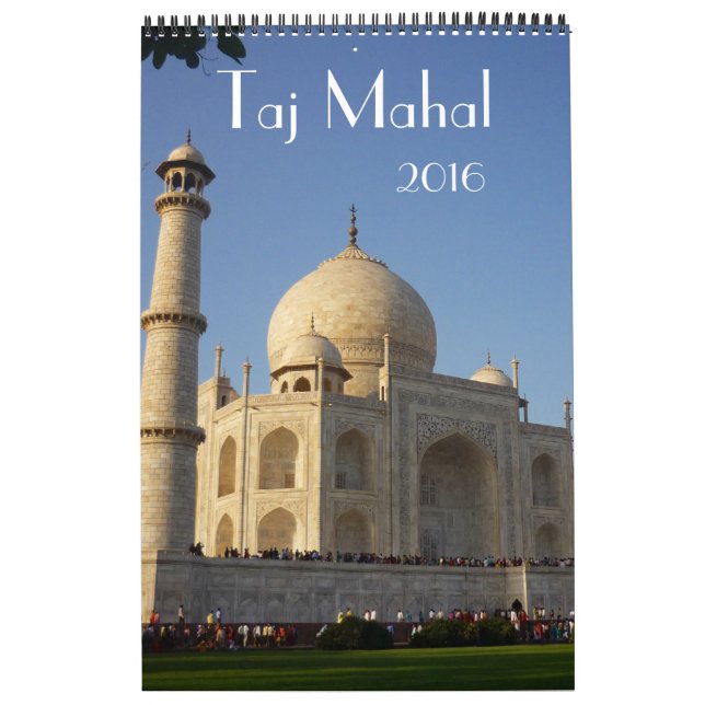 taj mahal india 2016 kalender (Omslag)