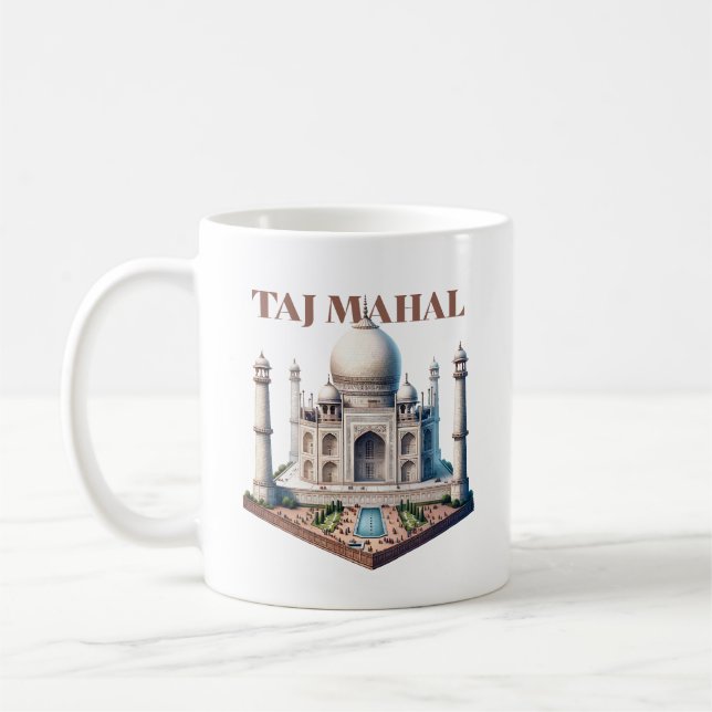 Taj Mahal India Kaffemugg (Vänster)