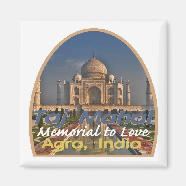 TAJ MAHAL India Magnet (Framsidan)