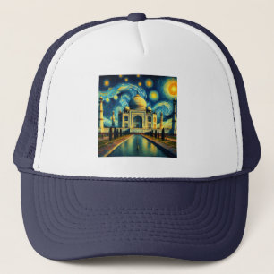 Taj Mahal India Starry Night Keps