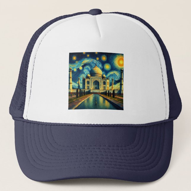 Taj Mahal India Starry Night Keps (Framsida)