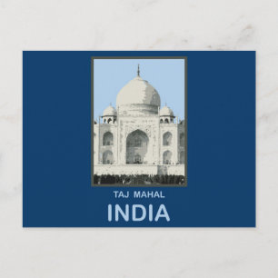 Taj Mahal India Vykort
