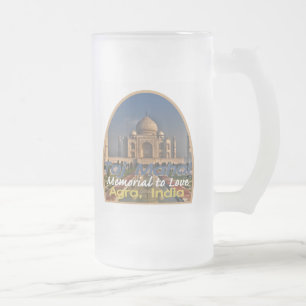 TAJ-MAHAL Indien Frostat Ölglas